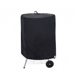 Waterproof round BBQ grill cover in polester