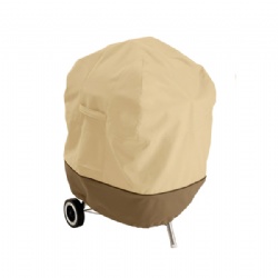 Water-Resistant 26.5 Inch Kettle BBQ Grill Cover for outdoor grill